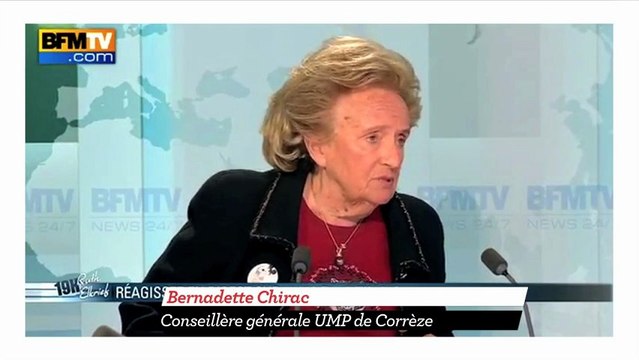 Bernadette Chirac suppose qu'il y a des emplois fictifs au PS