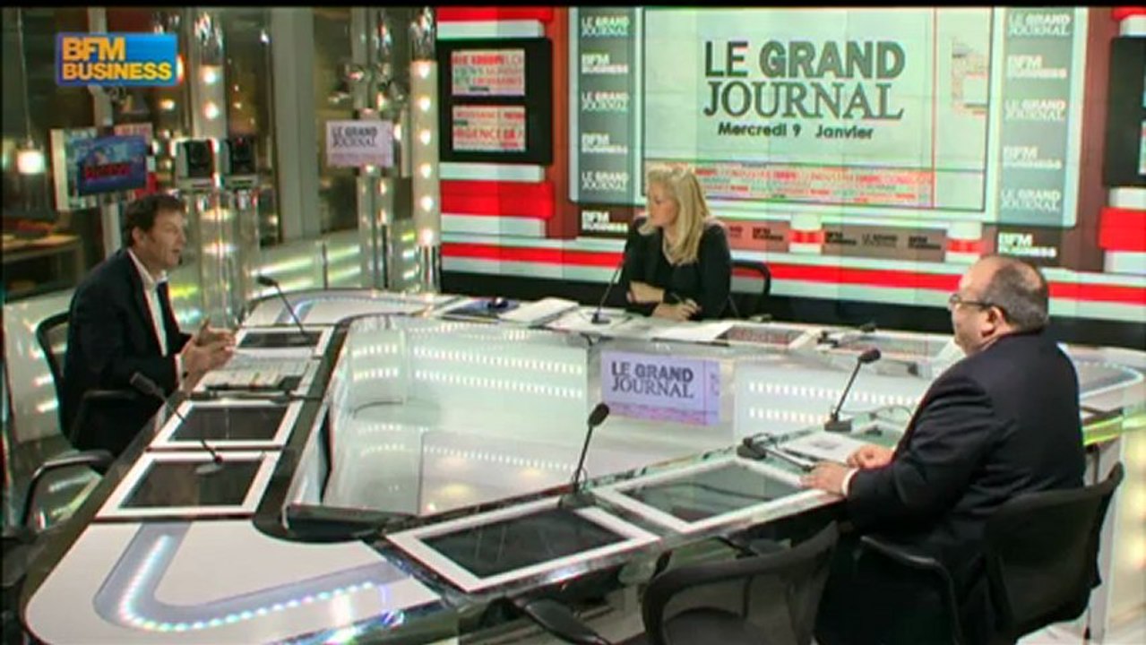 Virgin Mobile Geoffroy Roux de Bezieux / Citroën Frédéric Banzet - 9 janvier Grand Journal 2/4