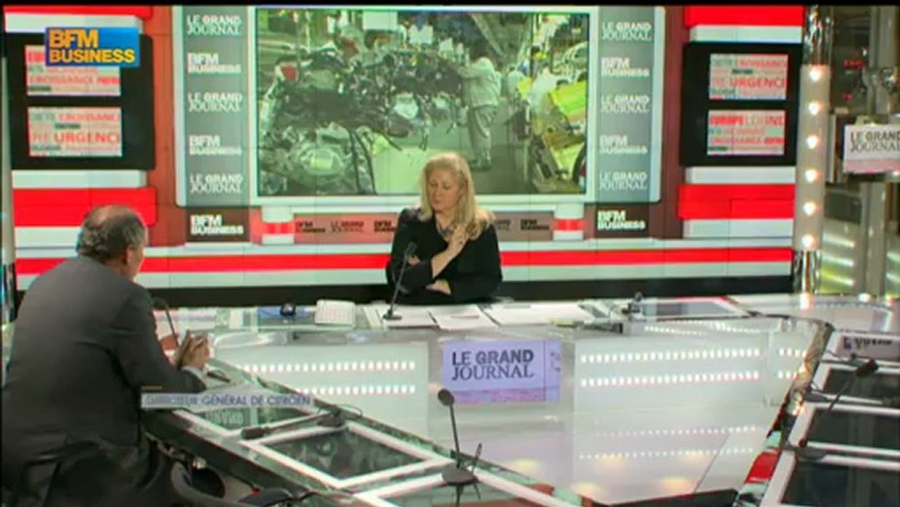 Virgin Mobile Geoffroy Roux de Bezieux / Citroën Frédéric Banzet - 9 janvier Grand Journal 3/4