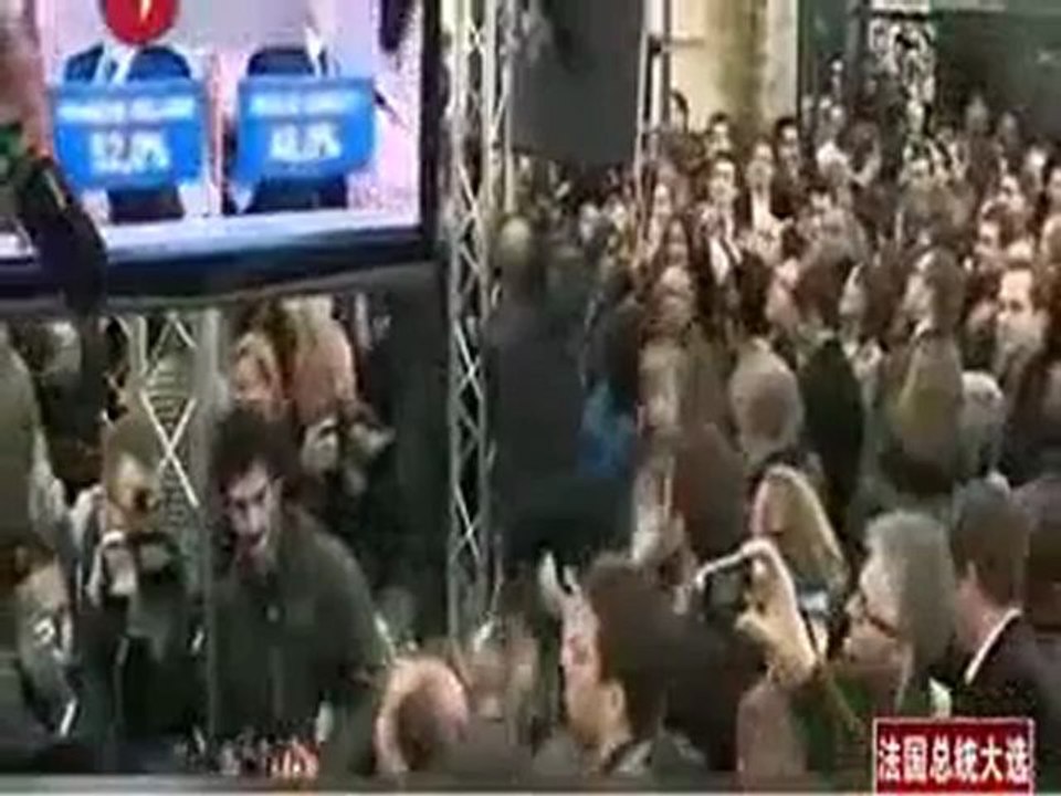 2012 05 06 French presidential campaign, the end of the second round of voting Hollande success PeriKizi.Net