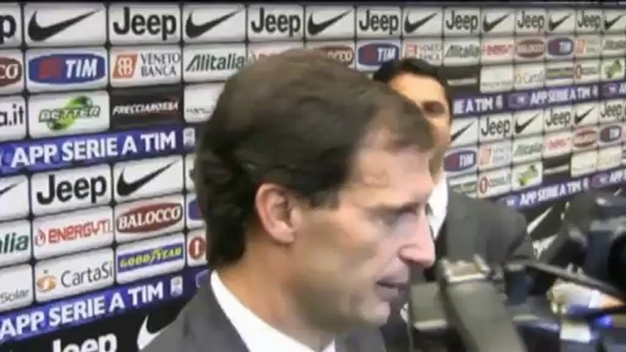 Allegri: "es ist bitter so auszuscheiden"