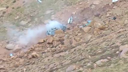 Violent crash en rallye de Jeremy Foley