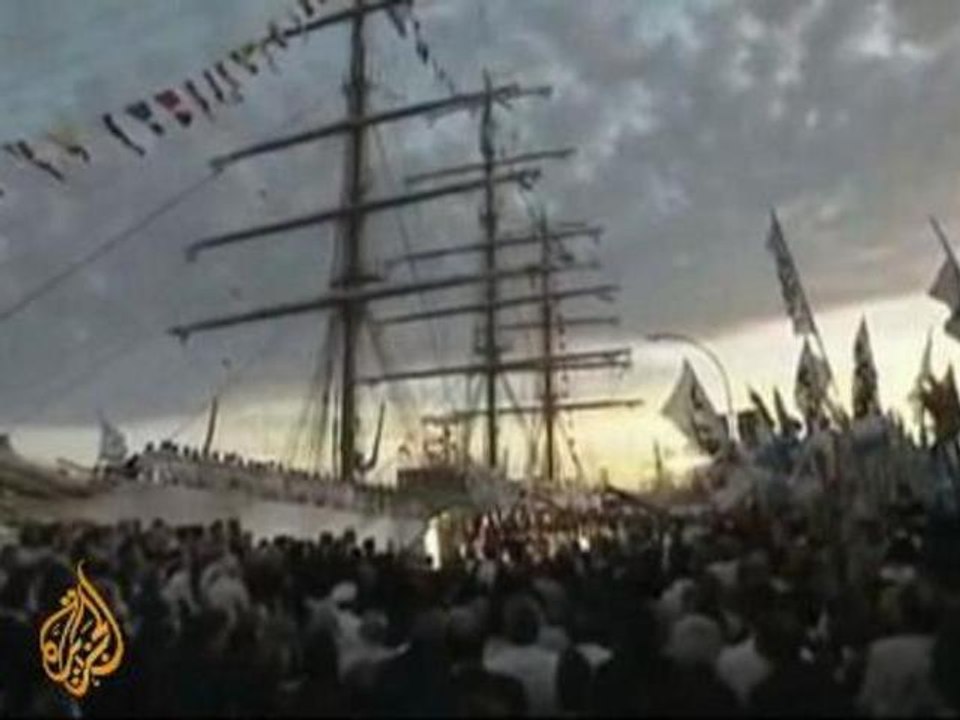 Argentine ship returns home after two months