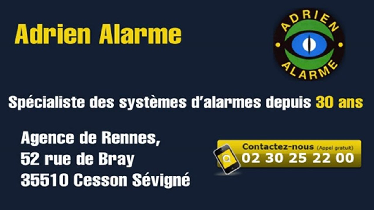 Adrien Alarme, votre spécialiste des systèmes d'alarmes à Rennes
