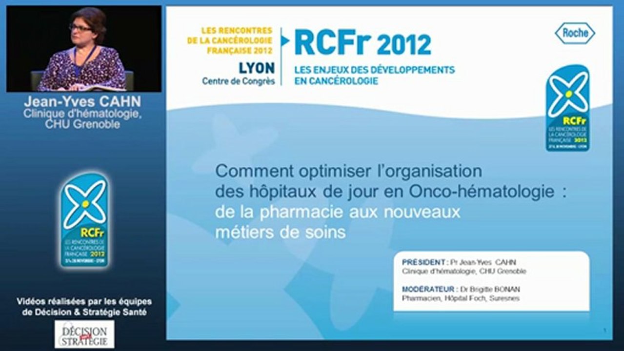 RCFR 2012 : symposium avec le soutien d e Roche