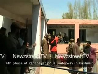 4th phase of Panchayat polls underway in Kashmir.mp4