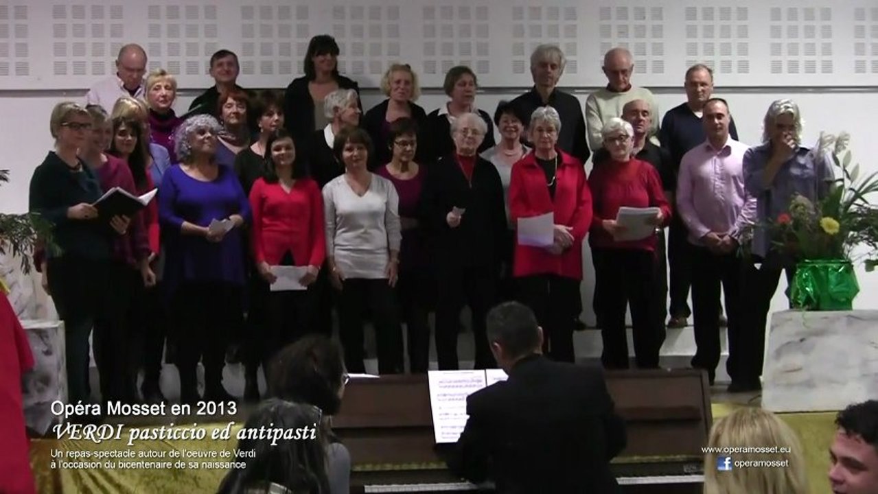 "Libiamo" La Traviata de Verdi par le chœur d’Opéra Mosset