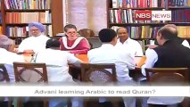 Advani learning Arabic to read Quran-.mp4
