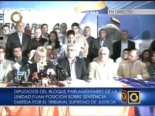 Bloque Parlamentario de la Unidad convoca a una marcha el 23 de enero para "defender la Constitución"
