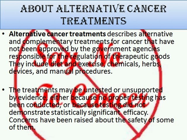 Alternative Methods Of Cancer Treatment