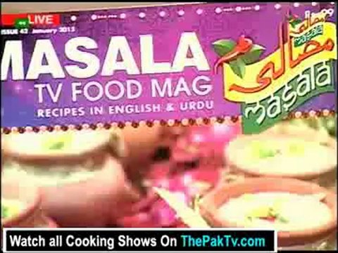 Masala Mornings with Shireen Anwar - 10th January 2013 - Part 1