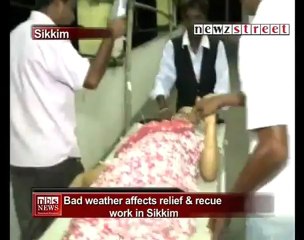 Bad weather affects relief & recue work in Sikkim.mp4