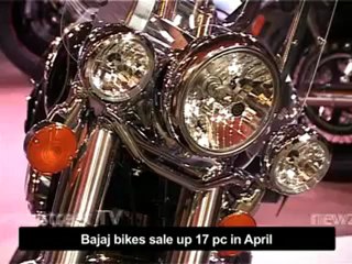 Bajaj bikes sale up 17 pc in April.mp4