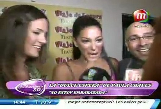 Paula nota en El Chimenteros 3.0 (¿embarazada?) - 10 de Enero