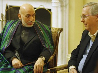 Karzai In Washington To Discuss “Mutual Goals”