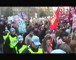 British students protest over fee hike.mp4