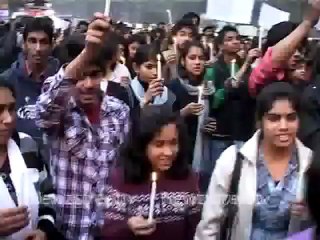 Candle-light march demanding Justice for Arushi..mp4