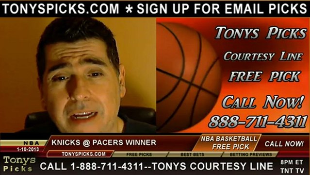 Indiana Pacers versus New York Knicks Pick Prediction NBA Pro Basketball Odds Preview 1-10-2013