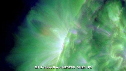 SOLAR ACTIVITY UPDATE: M1.7 and a Sea of C-Class Flares(Jan 6th, 2013).
