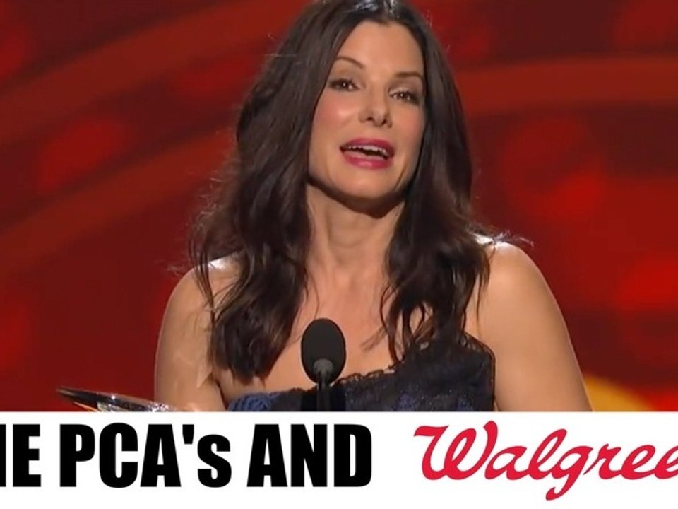 Walgreens and Sandra Bullock at the People's Choice Awards 2013