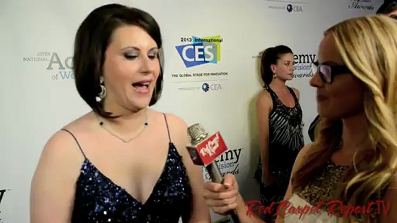 Stephanie Thorpe at the 2nd Annual @IAWTV Awards #IAWTVAwards @TheStephThorpe