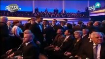 Pep Guardiola refuses to shake hands with Cristiano Ronaldo at the Ballon D'or 7/1/2013