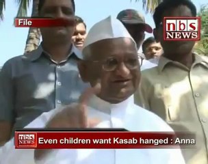 Even children want Kasab hanged   Anna.mp4