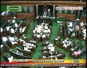 Haryana land acquisation forces adjournment of Lok Sabha.mp4