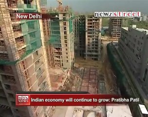Indian economy will continue to grow- Pratibha Patil.mp4