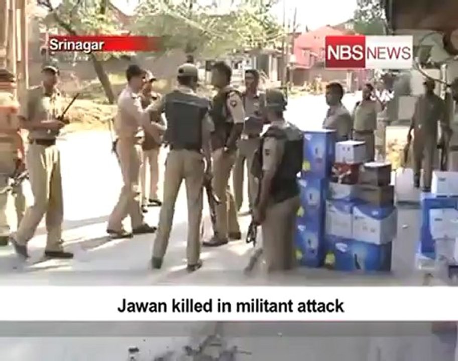 Jawan killed in militant attack.mp4