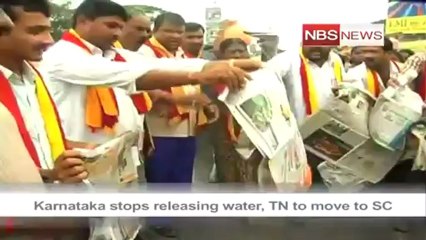 Karnataka stops releasing water, TN to move to SC.mp4