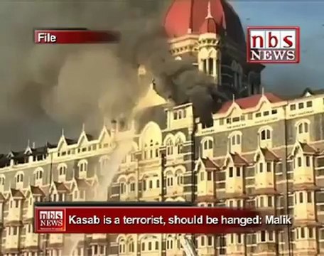 Kasab is a terrorist, should be hanged- Malik.mp4