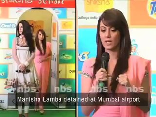 Manisha Lamba detained at Mumbai airport.mp4.mp4