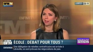 07/01/13 BFM TV, Débat (2) Camille Derville encourage l'Ecole catho à débattre du Mariage Gay