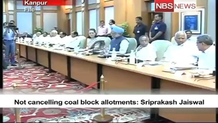 Not cancelling coal block allotments  Sriprakash Jaiswal.mp4