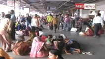 Power failure hit train service on Agra Delhi route.mp4