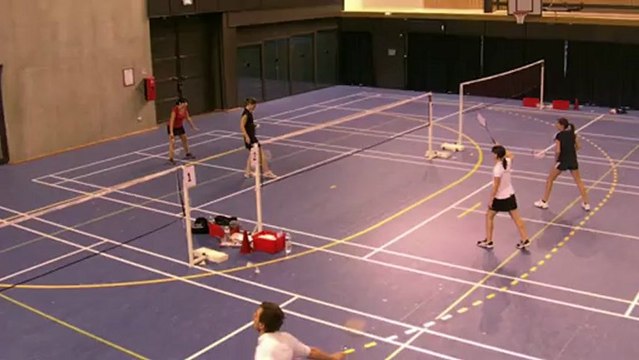 championnat départemental badminton DOUBLE DAME NC corrèze 2012