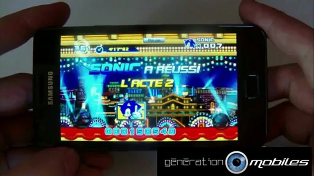 Test de Sonic 4  Episode 1 sur Android