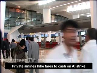 Download Video: Private airlines hike fares to cash on AI strike.mp4