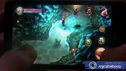 Dungeon Hunter 2 sur HTC HD2 Android - www.generationmobiles.net