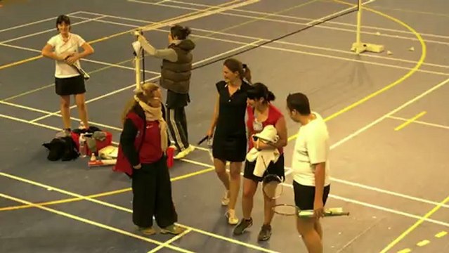 finale championnat départemental badminton double dame nc 2012