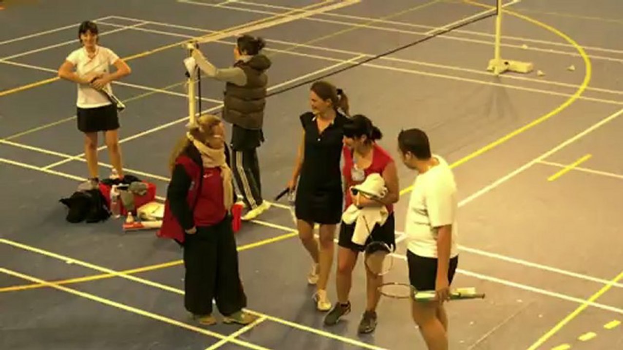 finale championnat départemental badminton double dame nc 2012