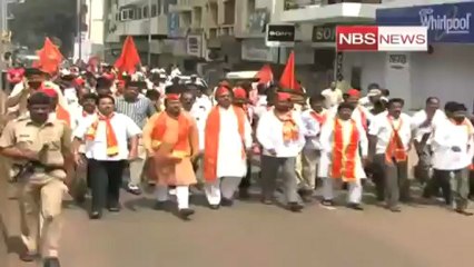 Shiv Sena calls bandh in Kolhapur over Belgaum's unification.mp4