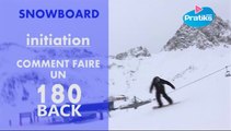 Initiation snowboard: Comment faire un 180 back.