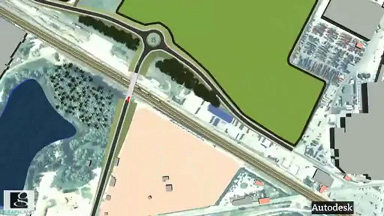 Graph Land - Maquette BIM pour les Infrastructures avec Autodesk Infrastructure Modeler