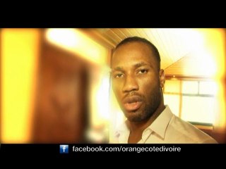 Didier Drogba avec Orange Côte d'Ivoire