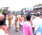 Tension prevailed in Kannur after crude bombs exploded.mp4