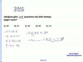 Basit eşitsizlikler 2