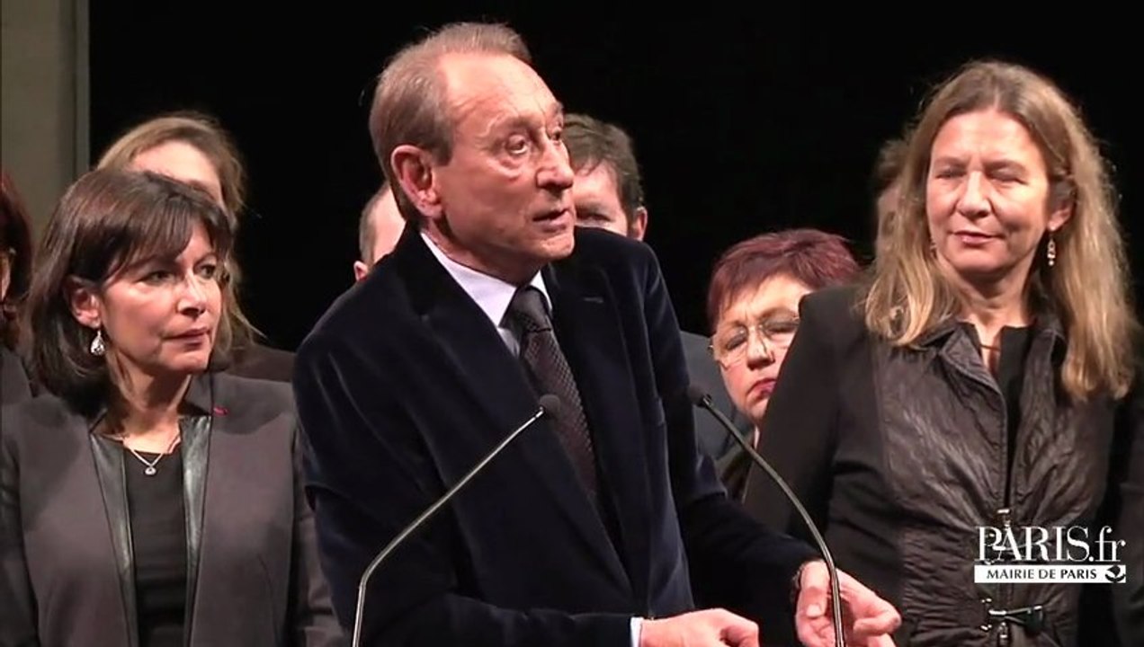 Les voeux de Bertrand Delanoë aux élus du Conse...