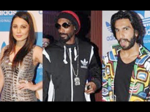 Ranveer Singh and Minissha Lamba at Snoop Dogg - Adidas Bash